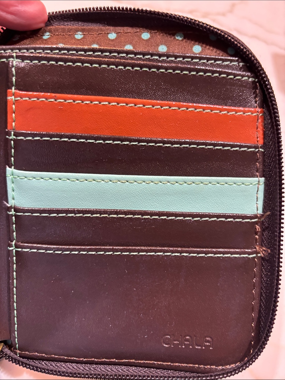 Chala Pal Golden Retriever Zip-Around Wallet - Picture 5 of 8